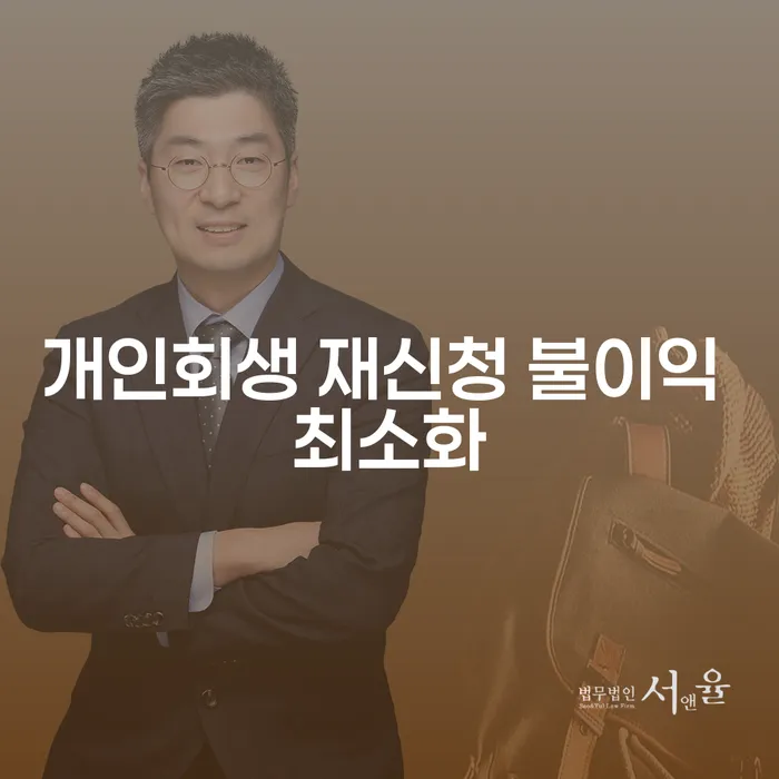 개인회생 재신청 시 불이익 최소화하는 방법은?